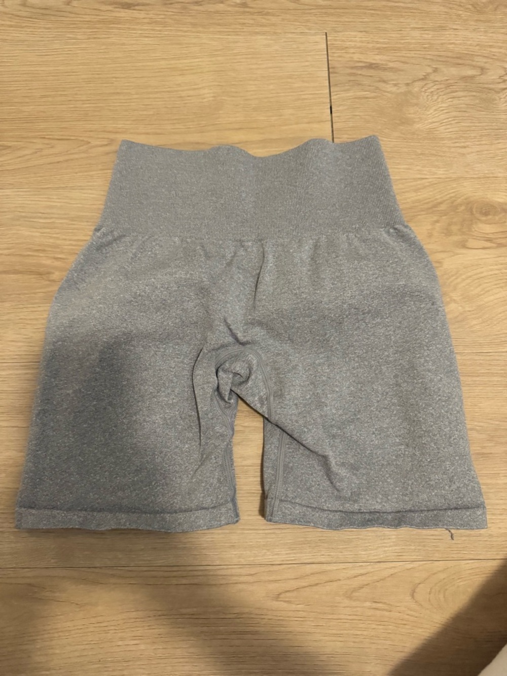 NVGTN High-Waist Gray Bike Shorts